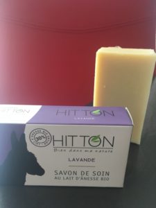 savon lavande 30% lait d'ânesse la Ferme du Hitton
